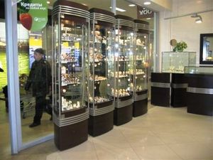 Мебель для ювелирных магазинов